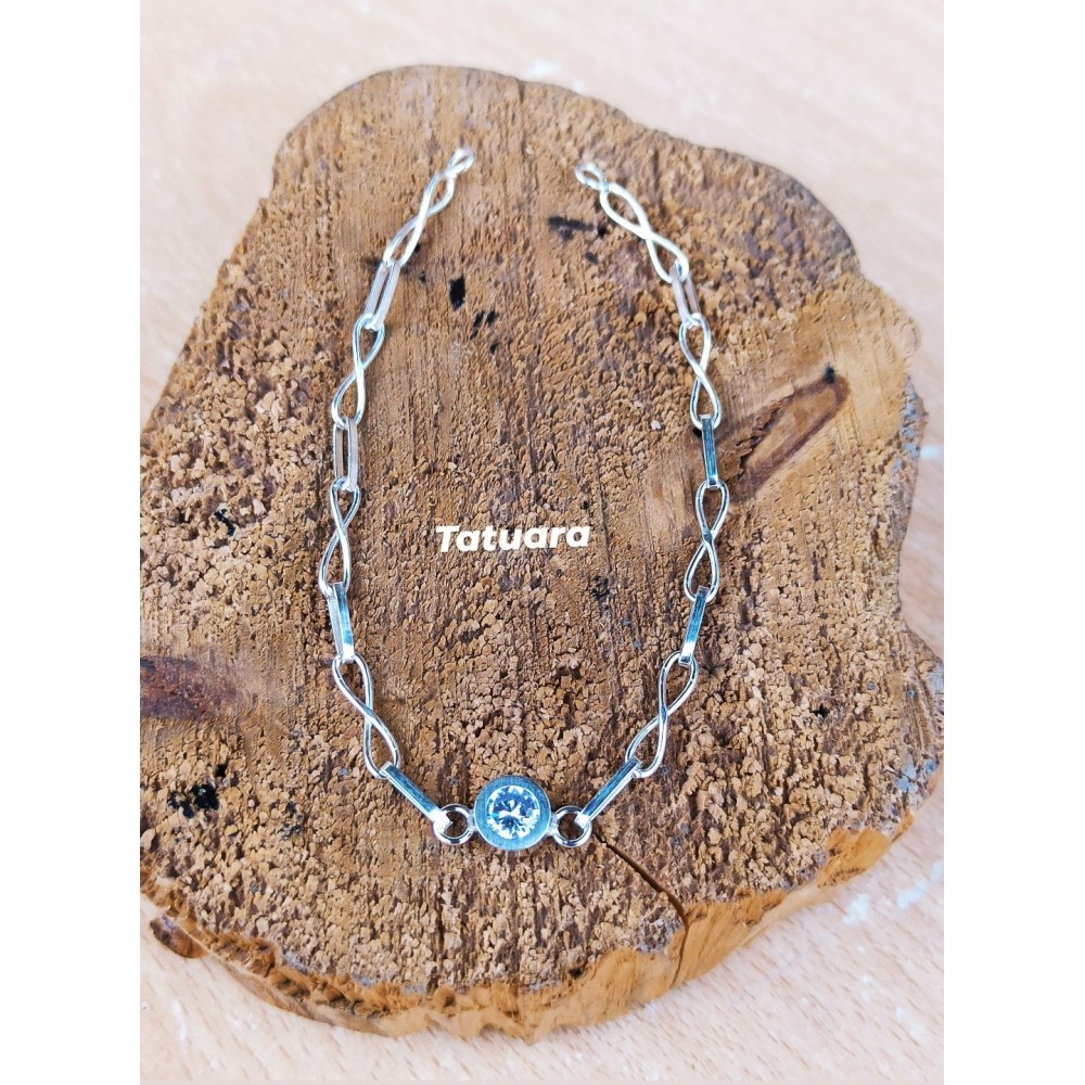 Pulsera c/piedra infinito