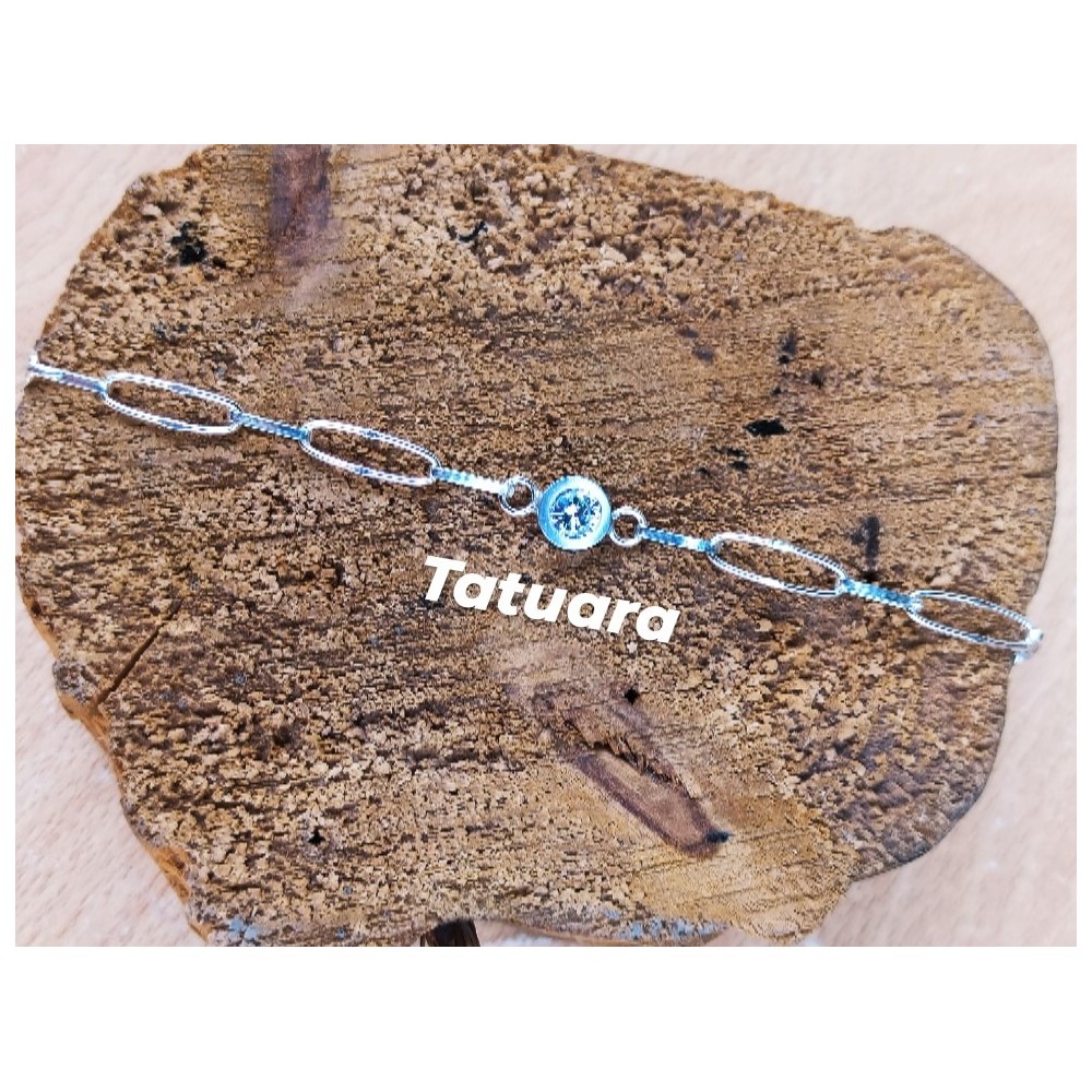 Pulsera c/piedra argolla