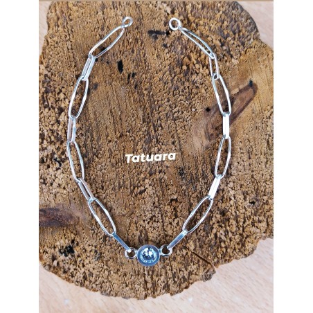 Pulsera c/piedra argolla
